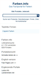 Mobile Screenshot of farben.info